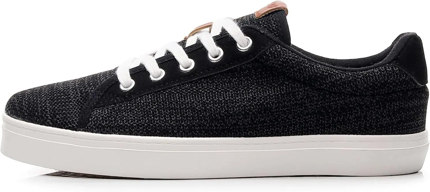 Cull4U Women's Flexible Knitting Low-Top Sneaker Shoe