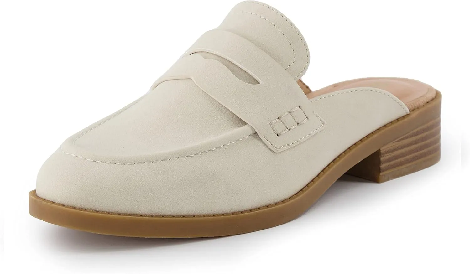 CUSHIONAIRE Women's Prescott Slip On Mule  Memory Foam, Wide Widths Available