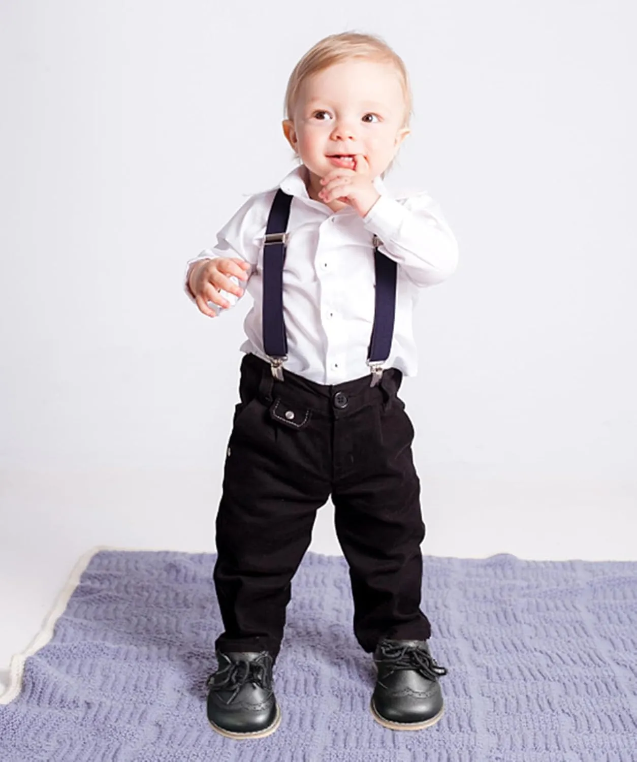 DADAWEN Toddler Boys Girls Dress Shoes Comfort Oxford Shoes Wedding Church Dress Shoes Lace Up School Uniform Loafer Flats (Toddler/Little Kid)