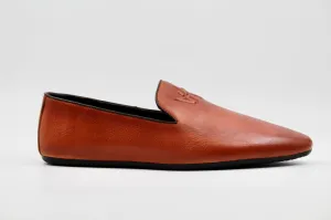 Dahlia Tan Leather Loafers Sole