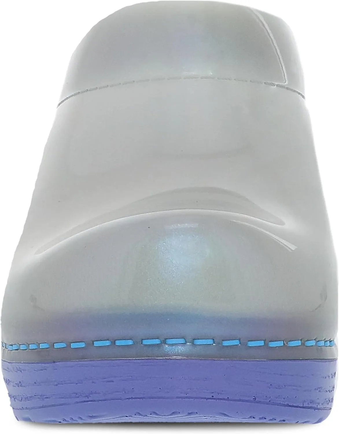 Dansko Sonja Translucent Slip-on Mule Clog for Women - Anti-Fatigue Rocker Bottom Promotes Forward Foot Motion - Jelly-Soft, Candy-Colored Shell