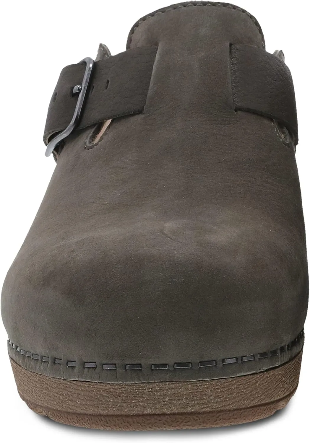 Dansko Womens CAIA Nubuck Mule - Comfort Shoes, Arch Support, Wedge