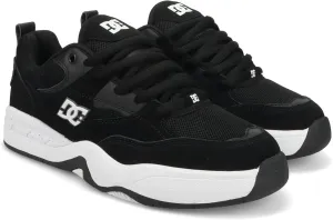 DC Men's Ascend Skate Shoe, Black/Black/White, 12