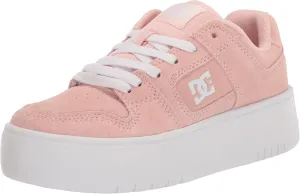 DC Women's Manteca 4 Platform Skate Shoe, Light Pink, 10