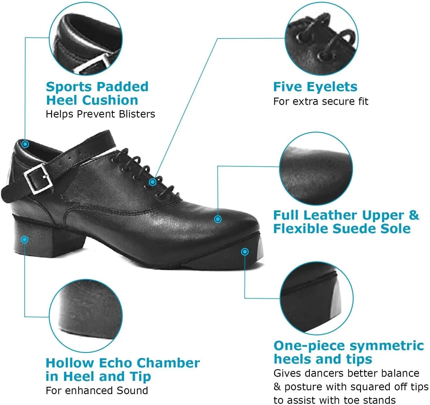 Deluxe Irish Hard Shoe UK Sizes