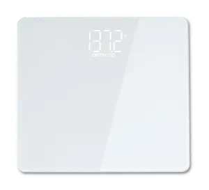 DETECTO Digital Bathroom Scale, Hidden Display When Off, Highly Accurate, Wide Platform, Easy-to-Read Display, 450 lb High Capacity, Includes Batteries