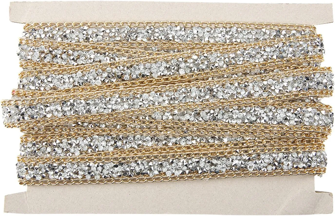 Diamond Mesh Rhinestone Ribbon Gold Edge Silver Wrap Roll Flexible Bendable Trim DIY Decoration for Fashion Handbags Clothing Accessories Shoe Flowers Cellphone Shell Curtains