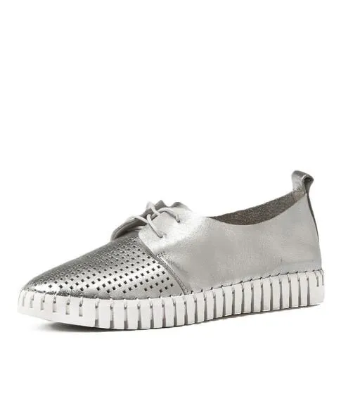 Django & Juliette Huston Silver Leather
