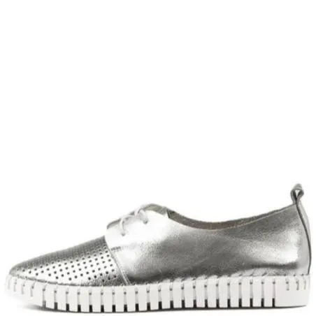 Django & Juliette Huston Silver Leather