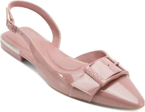 DKNY Women's Clemma Slingback Loafer Mule with Belt Detail Heeled Sandal