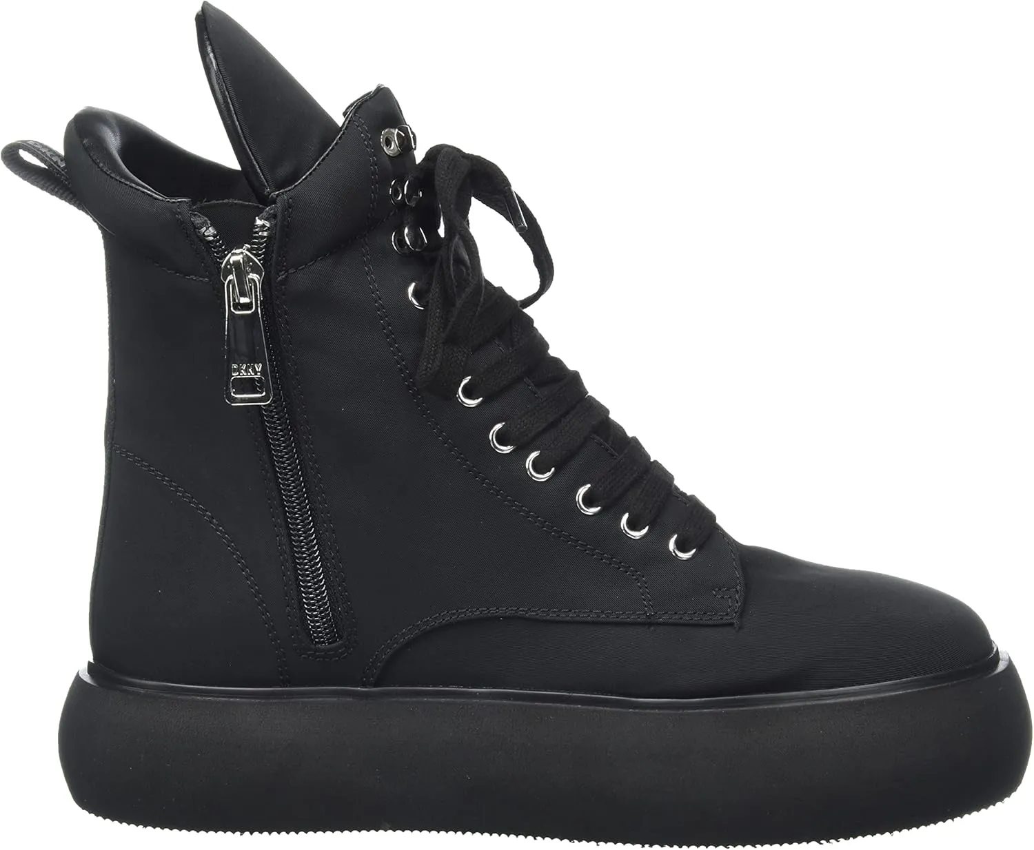 DKNY Women's Essential High Top Slip-On Wedge Sneaker