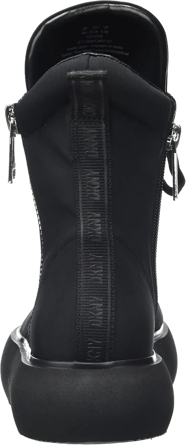 DKNY Women's Essential High Top Slip-On Wedge Sneaker