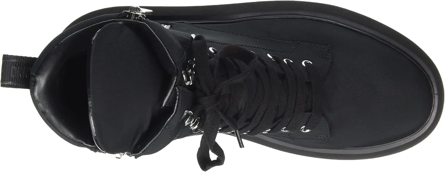 DKNY Women's Essential High Top Slip-On Wedge Sneaker