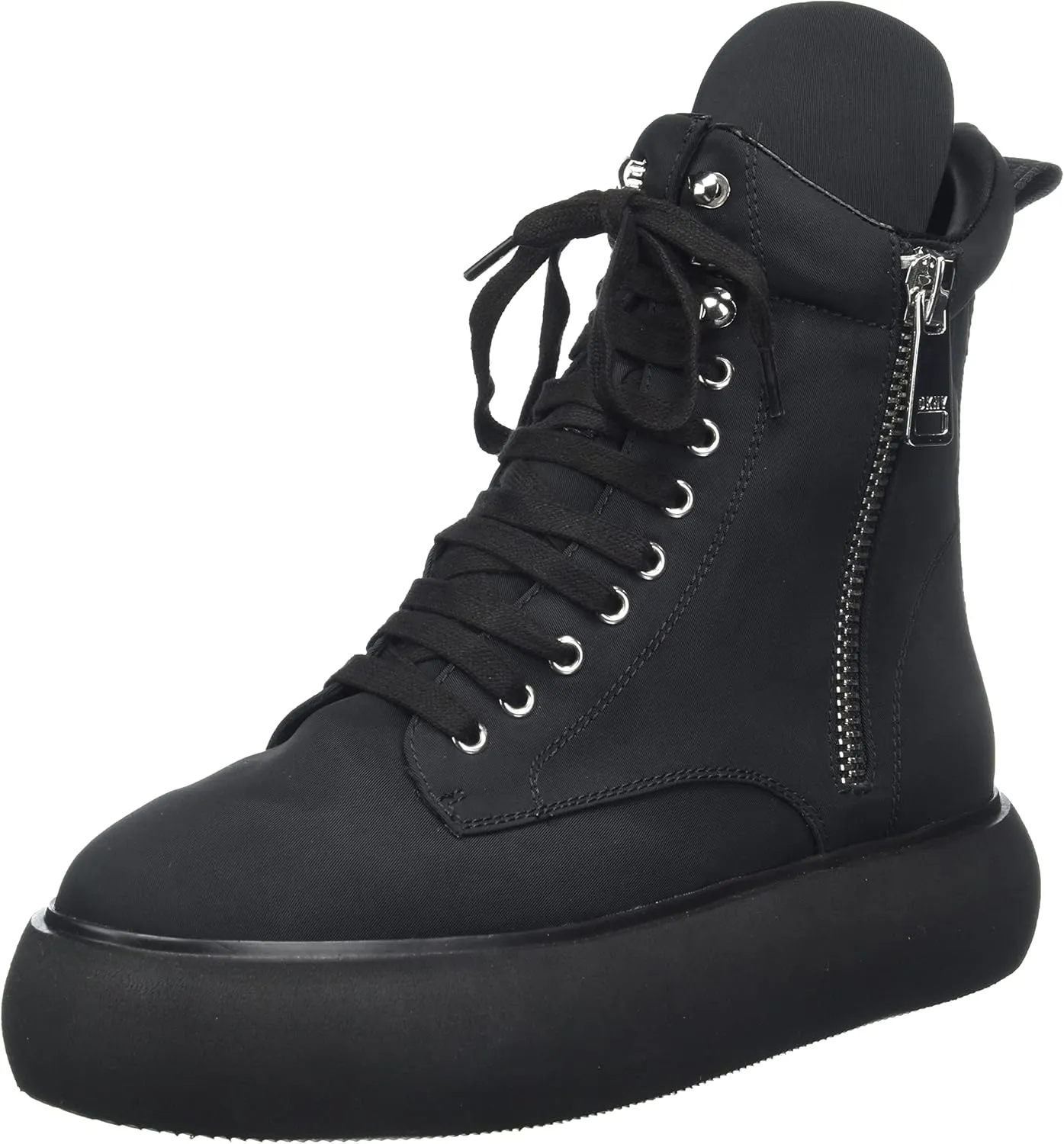 DKNY Women's Essential High Top Slip-On Wedge Sneaker