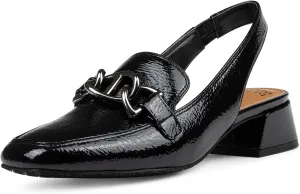 Donald Pliner Women’s Tegan Slingback Loafer Pump Heel – 1.5” Low Flared Heel Shoes for Comfort, Slip On Women’s Heels