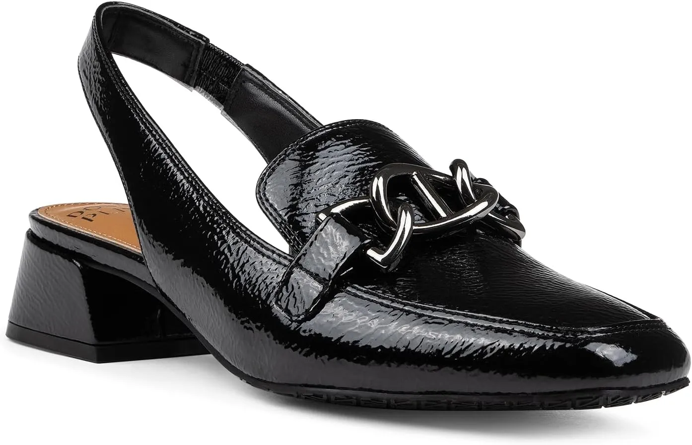 Donald Pliner Women’s Tegan Slingback Loafer Pump Heel – 1.5” Low Flared Heel Shoes for Comfort, Slip On Women’s Heels