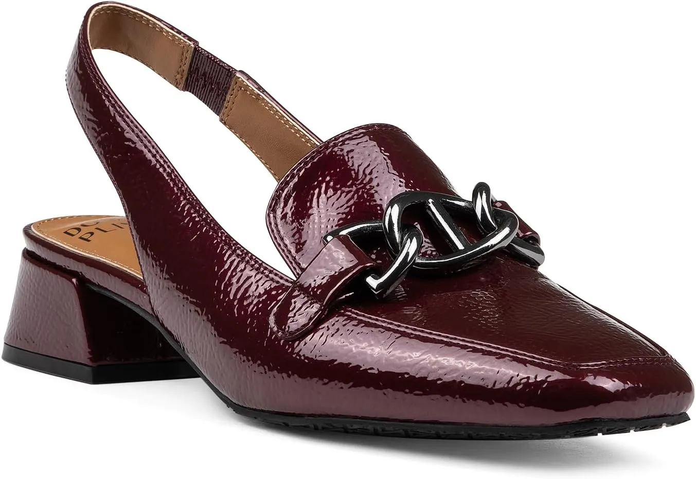 Donald Pliner Women’s Tegan Slingback Loafer Pump Heel – 1.5” Low Flared Heel Shoes for Comfort, Slip On Women’s Heels