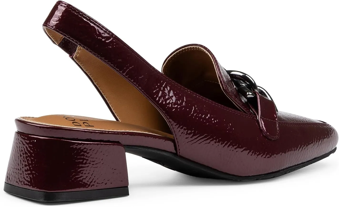 Donald Pliner Women’s Tegan Slingback Loafer Pump Heel – 1.5” Low Flared Heel Shoes for Comfort, Slip On Women’s Heels
