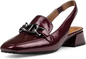 Donald Pliner Women’s Tegan Slingback Loafer Pump Heel – 1.5” Low Flared Heel Shoes for Comfort, Slip On Women’s Heels