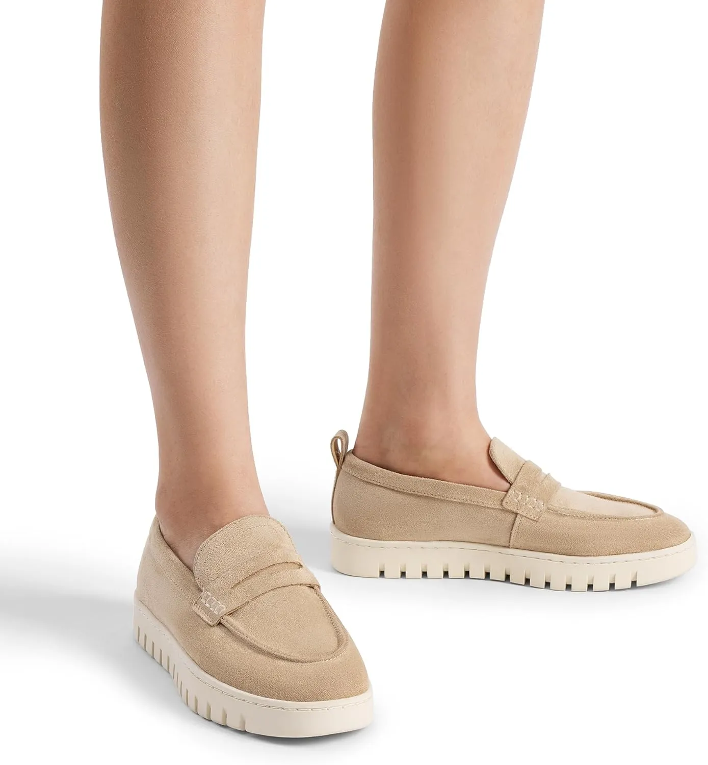 DREAM PAIRS Loafers for Women Casual Comfortable Slip On Business Work Loafer Shoes with Arch Support