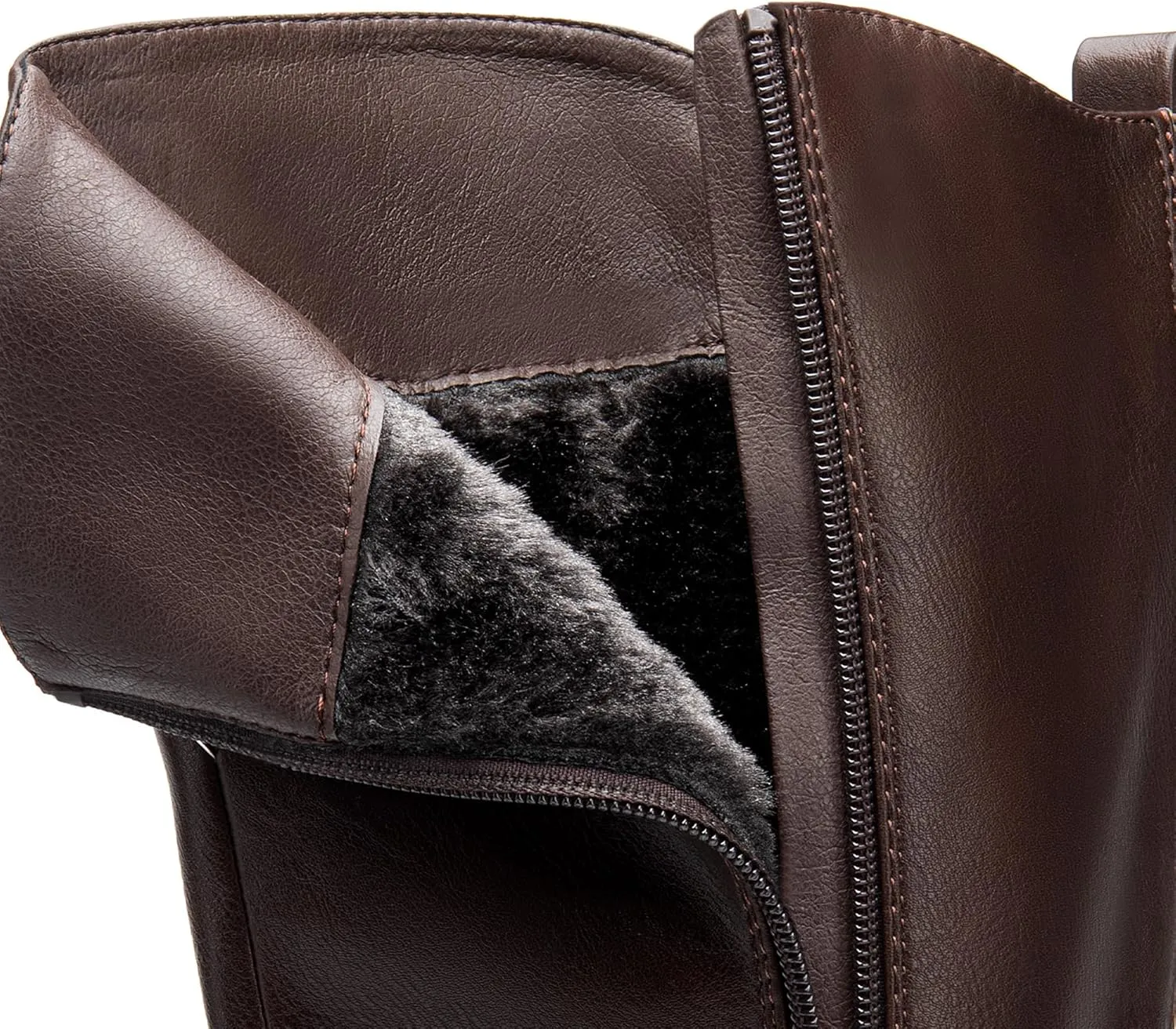 DREAM PAIRS Women's Knee High Boots, Buckle Riding Boots