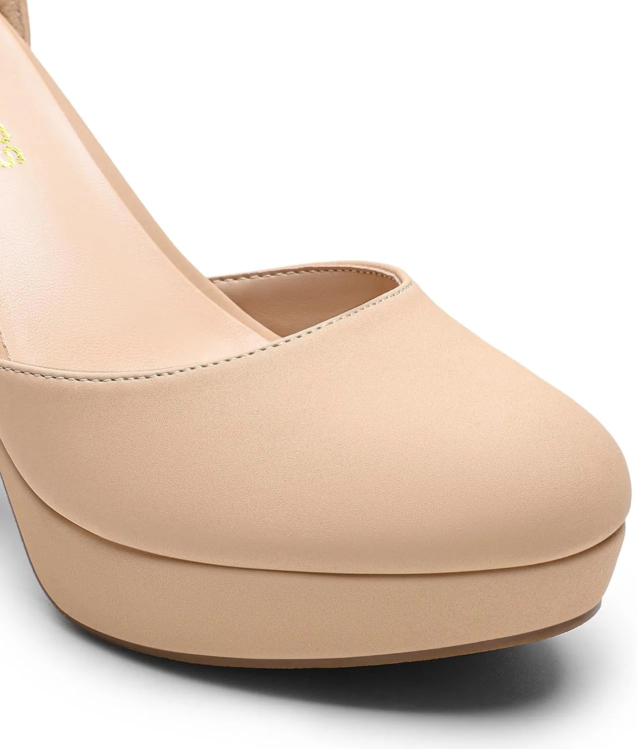 DREAM PAIRS Women's Platform Chunky High Heels Closed Toe Block Ankle Strap Dress Bridal Party Wedding Shoes