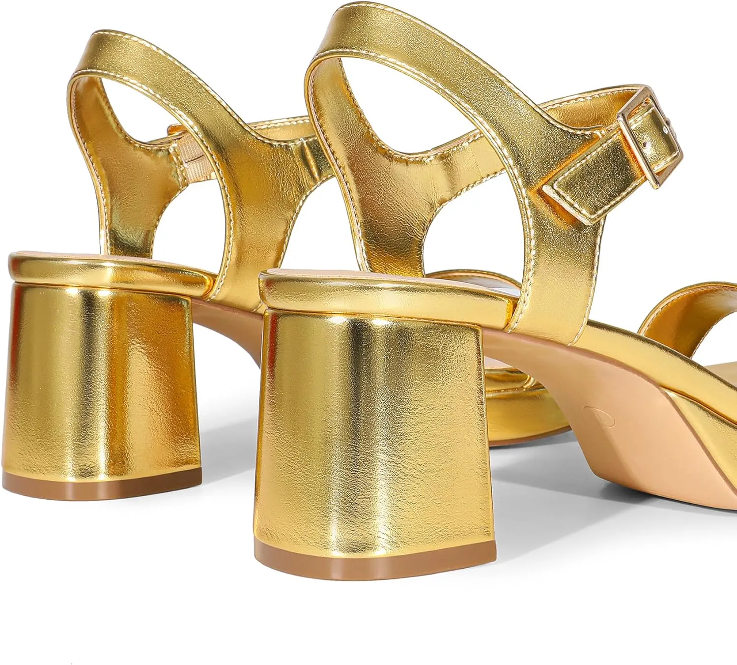 DREAM PAIRS Women's Platform Heels Block Chunky Open Toe Ankle Strap Heel Fashion Wedding Party Dress Sandals Shoes