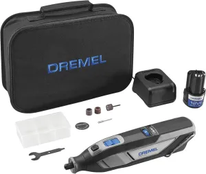 Dremel 8240 12V Cordless Rotary Tool Kit with Variable Speed and Comfort Grip -Includes 2AH Battery Pack, Charger & more (Renewed)