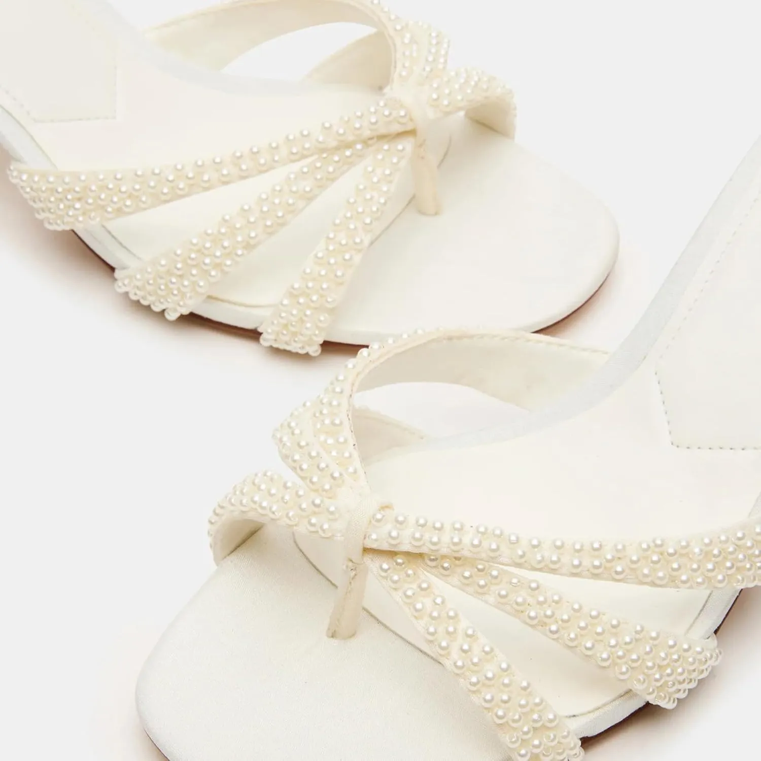 Dsevht Gold Kitten Heel Sandals for Women Flip Flop Strappy Mule heels Rounded Open Toe Heeled Thong Sandals Women