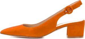 Eldof Pointed Toe Pumps,Slingback Ankle Buckle Chic Pumps,Classy Block Heel 2" Heel for Office Dress