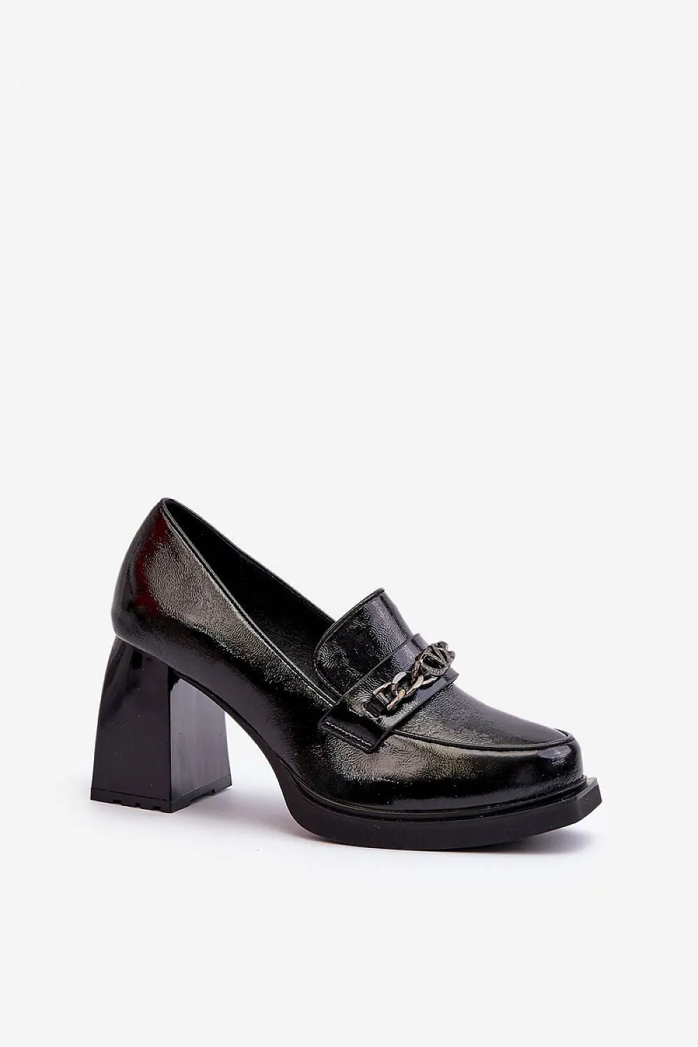 Elegant Sleek Timeless Block Heel Pumps