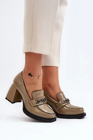 Elegant Sleek Timeless Block Heel Pumps