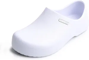 Eliogn Men's and Women's Slip-Resistant Work Shoes Professional Oil Water Resistant Nursing Chef Shoes