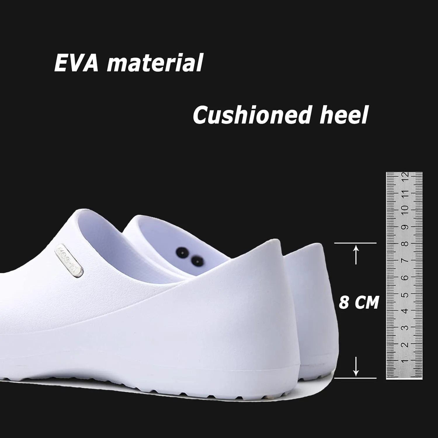 Eliogn Men's and Women's Slip-Resistant Work Shoes Professional Oil Water Resistant Nursing Chef Shoes