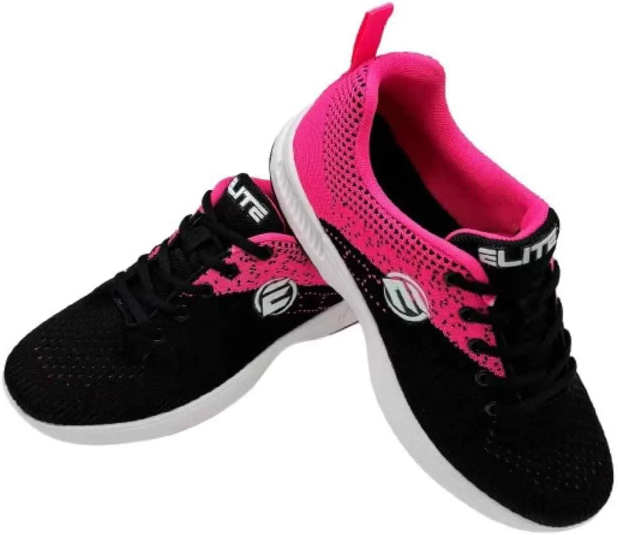 ELITE Women's Comfort Bowling Shoes - Universal Slide Soles, Ultra Light-Weight Mesh Athletic Style for Bowlers