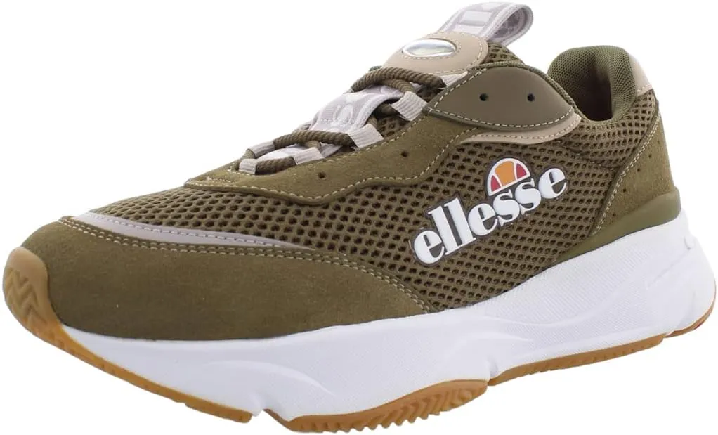 Ellesse Massello Mens Shoes Size 7, Color: Dark Green/Light Khaki/Grey