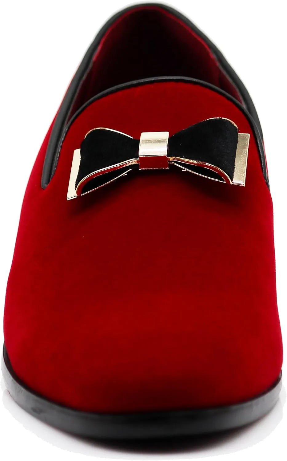 Enzo Romeo Men's Fashion Formal Tuxedo Slip On Loafer Velvet Dress Shoes SKO03