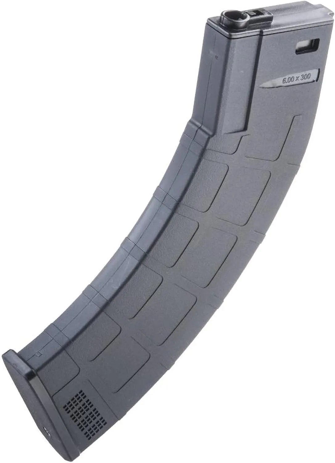 Evike Airsoft - EMG M4-AK300 High Performance 300rd Mid-Cap Mag for M4-Style Series Airsoft AEGs (Model: Black/Single Mag)