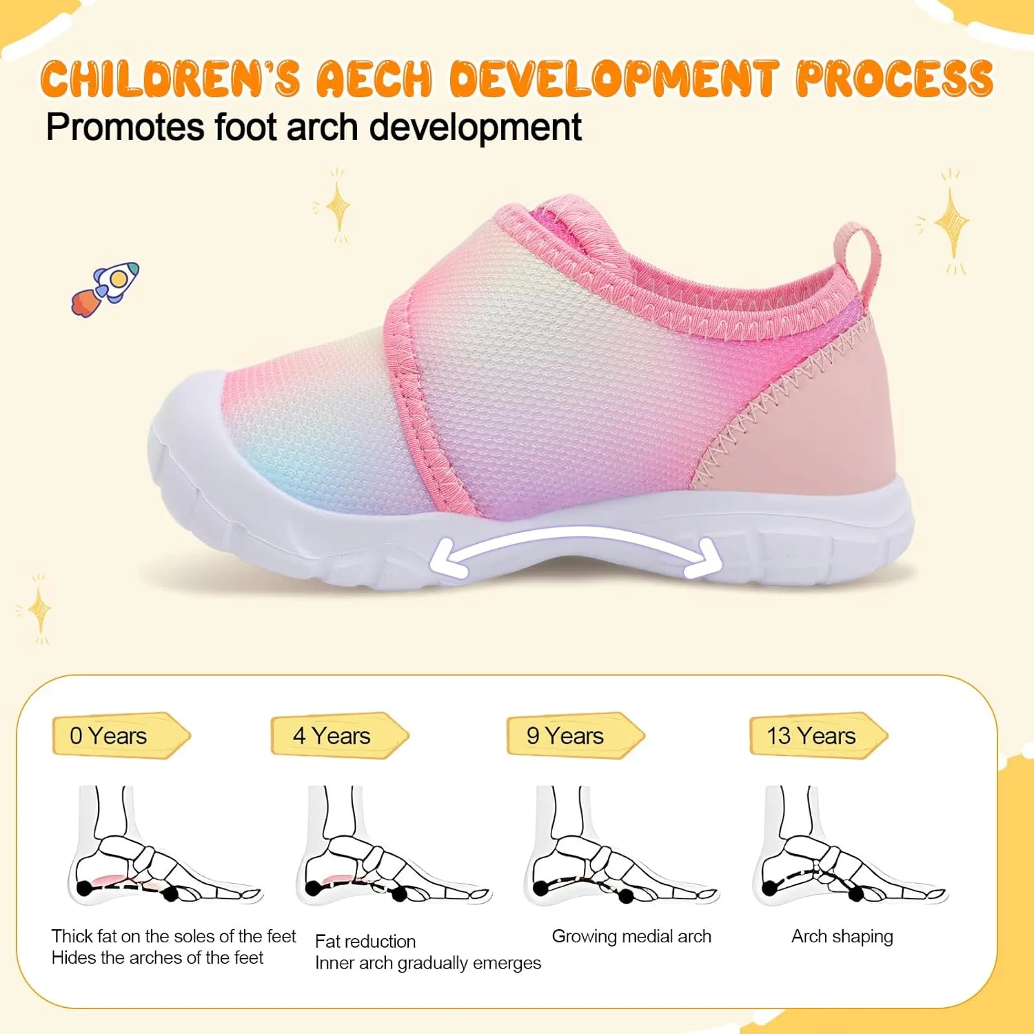 FEETCITY Toddler Shoes Boys Girls Toddler Slip On Sneakers Kids Tennis Shoes Sports Shoe Walking Shoe