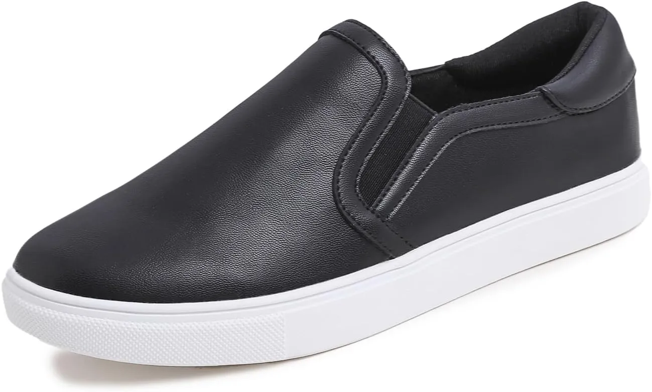 FEVERSOLE Women's Casual Slip On Sneaker Comfort Walking Loafer Flats
