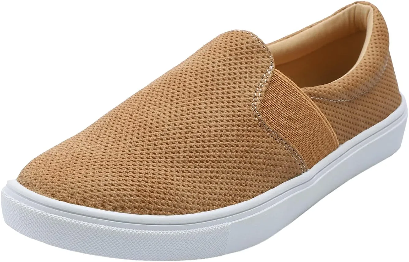 FEVERSOLE Women's Casual Slip On Sneaker Comfort Walking Loafer Flats