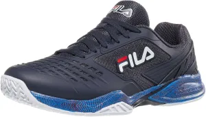 Fila Axilus 2 Energized Mens Tennis Shoe (Navy/White/Nectarine, US Footwear Size System, Adult, Men, Numeric, Medium, 9.5)