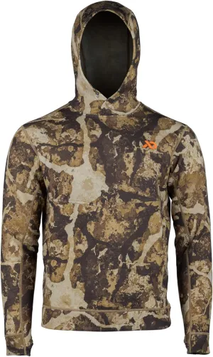 First Lite Men’s Furnace Hoody - Merino Wool Camo Hunting Fleece Pullover, Heavyweight Base Layer Hunting Gear For Men