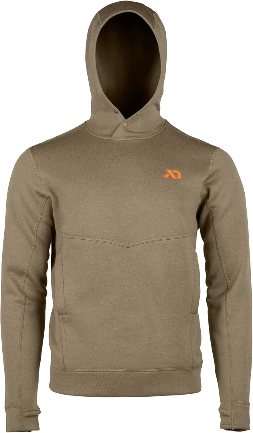 First Lite Men’s Furnace Hoody - Merino Wool Camo Hunting Fleece Pullover, Heavyweight Base Layer Hunting Gear For Men