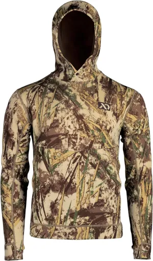 First Lite Men’s Furnace Hoody - Merino Wool Camo Hunting Fleece Pullover, Heavyweight Base Layer Hunting Gear For Men