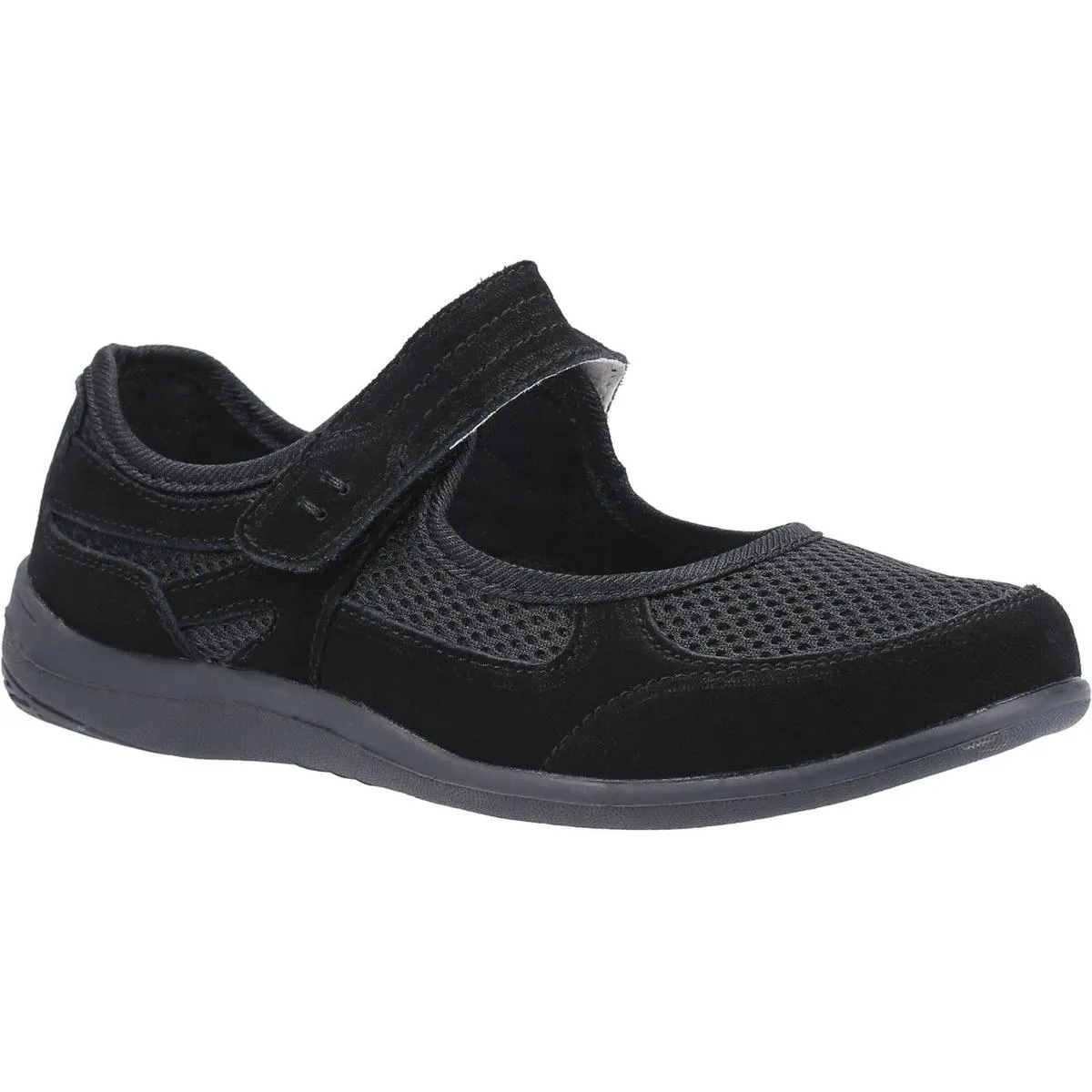 Fleet & Foster Morgan Touch Fastening Shoe Black