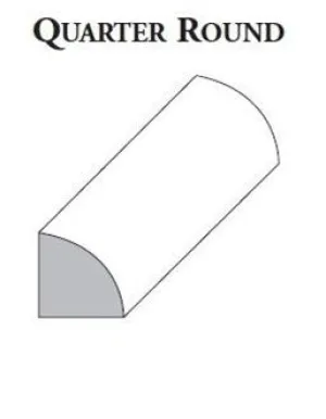 Flexible 3/4" Quarter Round, per foot