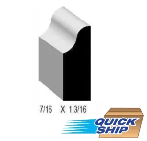 Flexible Polyurethane Shoe Trim 8 ft.