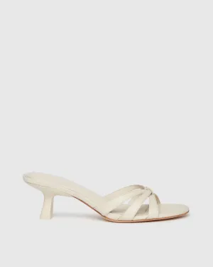 Flora Sandal - Bone Leather