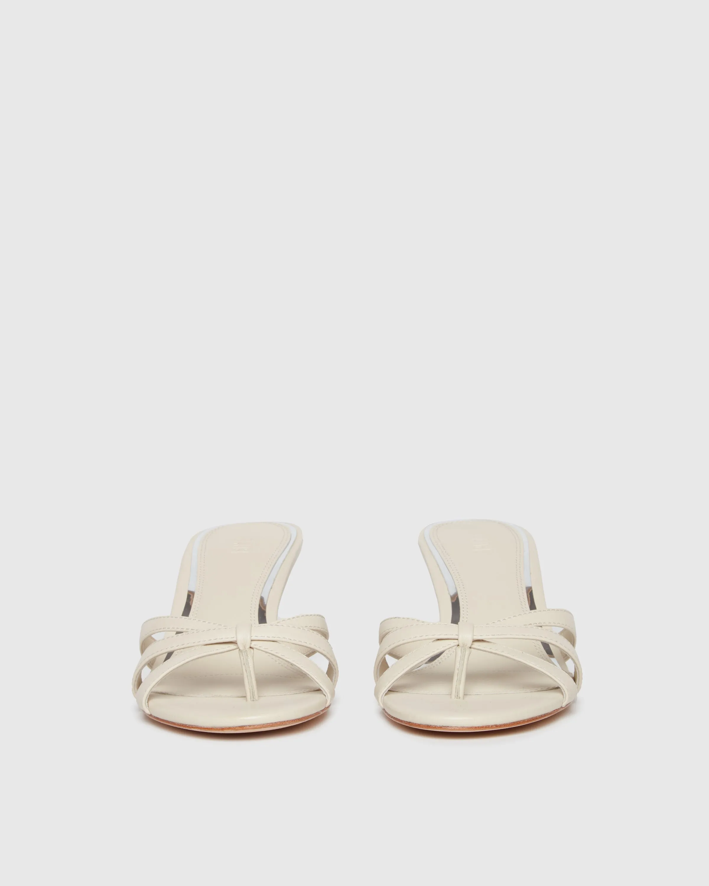 Flora Sandal - Bone Leather